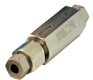 PArker High Pressure Check and Excess Flow Valves